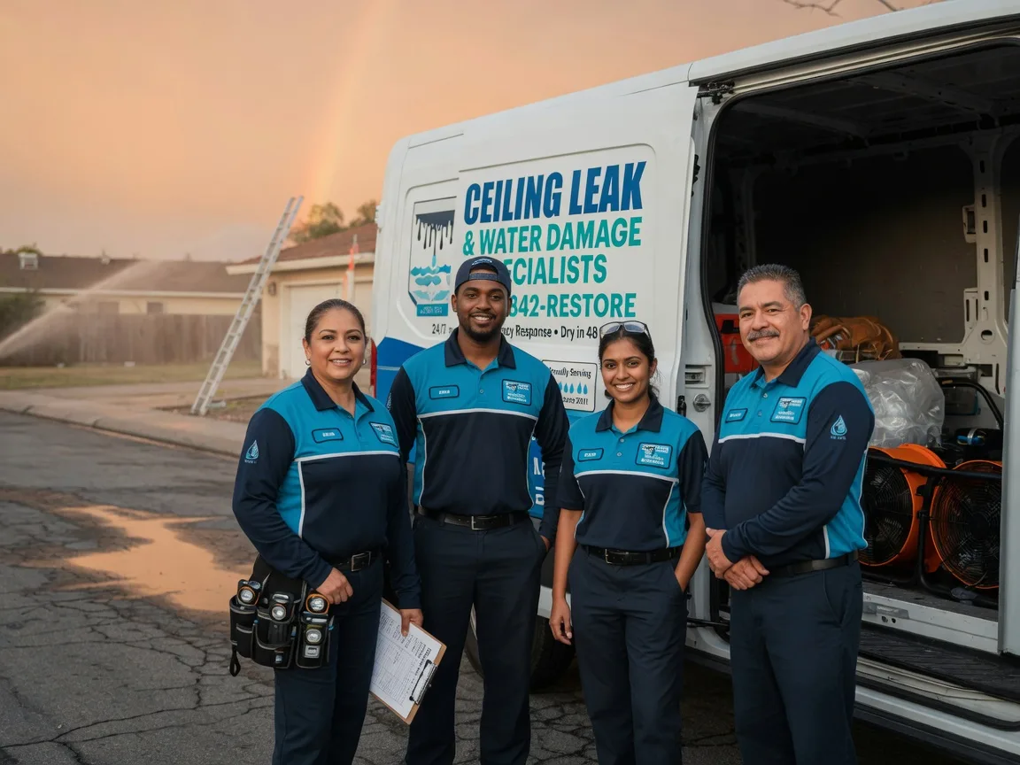 Ceiling Leak Cleanup company in Coldspring, TX